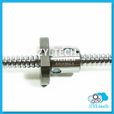 ZYLtech Precision (TRUE C7) Antibacklash Ball Screw 12mm 1204 w/ Ballnut - 250mm