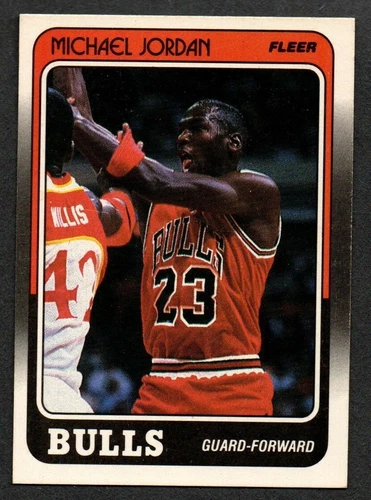 1988 Fleer Michael Jordan 3rd Year Card #17