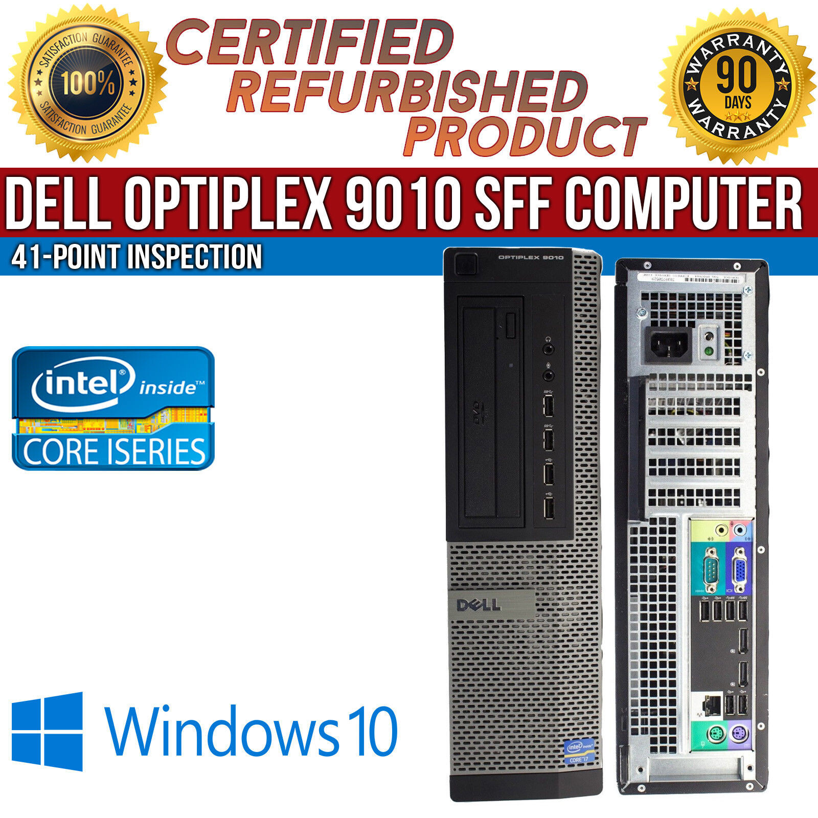 Dell Optiplex 9010 Sff Intel I5 8gb Ram 500gb Hdd Win 10 Usb Vga B Grade Desktop Ebay