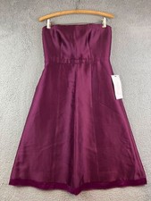 New J CREW Silk Blend Strapless Cocktail Dress Sz 2 NWT