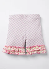Girls Matilda Jane Enchanted Garden Maddie Gingham Shorts Shorties size 16 EUC