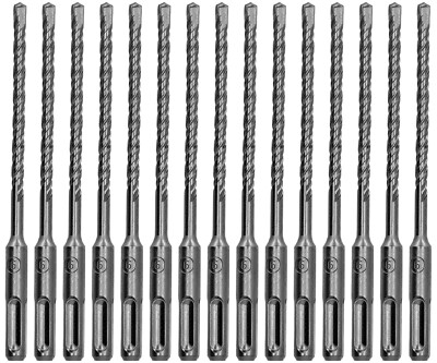 15Pcs SDS-Plus Rotary Hammer Drill Bit Carbide Tip Drill Concrete Mason Stone