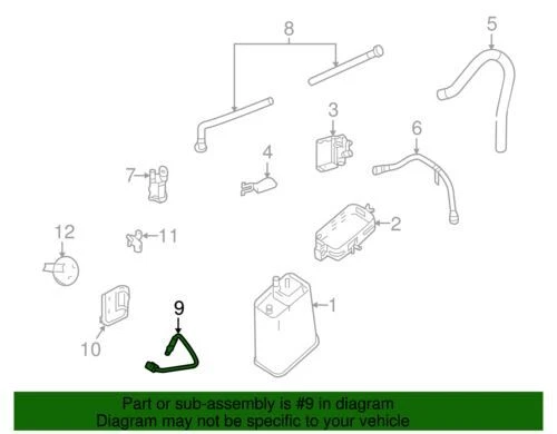 Sensor de oxígeno térmico de gas genuino GM 2004-2005 Cadillac XLR base 4,6 L V8 12567073 Foto 2 de 2