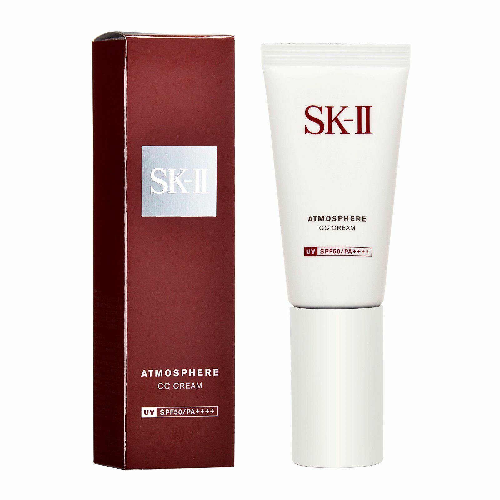 上品なスタイル 2個セット SK2 SK-II エスケーツー アトモスフィア CC クリーム 日やけ止め美容乳液 SPF50 PA 30g 追跡配送 