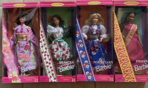 Barbie Dolls of the World Collection 1995 Collector Edition Lot Of 4 Dolls NIB