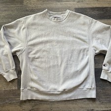 CHAMPION Reverse Weave Iowa State Athletic Dept Sweatshirt L Vtg USA Distressed