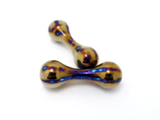 EDC Solid Titanium Begleri Unzip Toys Knucklebone Turn Bone Finger Dumbbell Gift