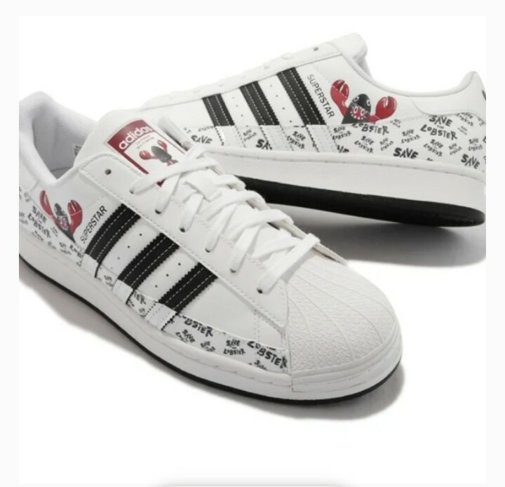 Adidas superstar Philip Colbert save the lobster GX7996 size 3.5