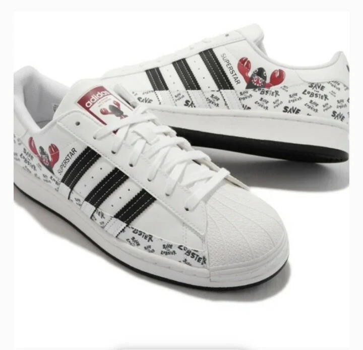 Adidas superstar Philip Colbert save the lobster GX7996 size 3.5 youth NEW