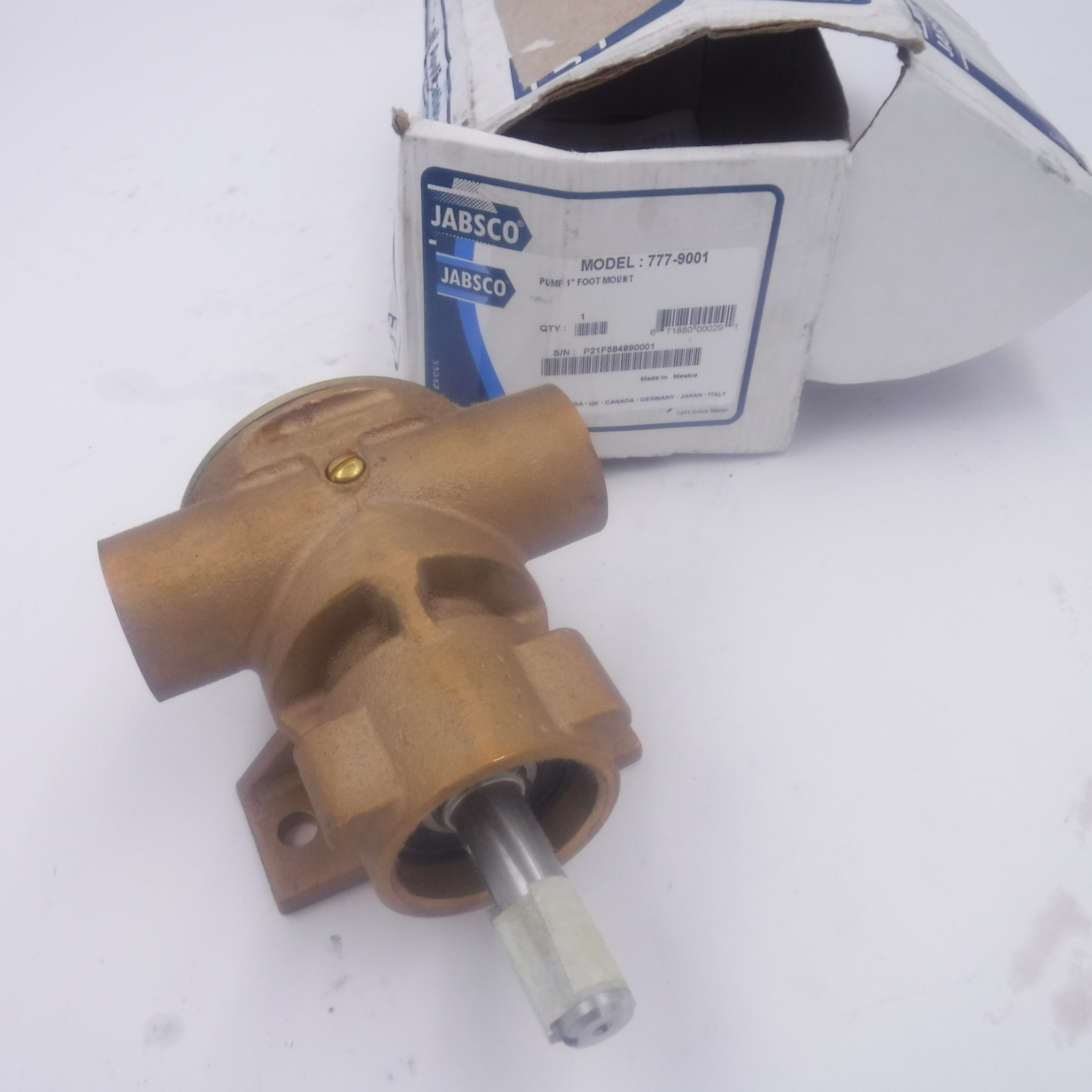 Jabsco 7779001 Bronze Raw Water Pump Detroit Diesel 8.2 8924483