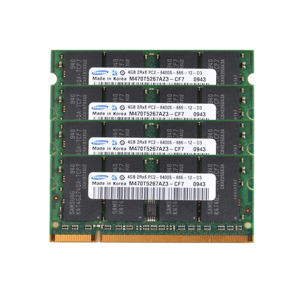 Samsung Ram 4gb Ddr2 Notebook Samsung 4x 4GB 2Rx8 PC2-6400 DDR2