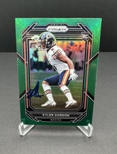 Kyler Gordon Chicago Bears NFL Autographed Signed Green Rookie Card RC W/COA