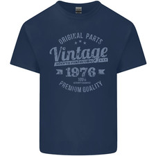 Vintage Year 50th Birthday 1976 Mens Cotton T-Shirt Tee Top