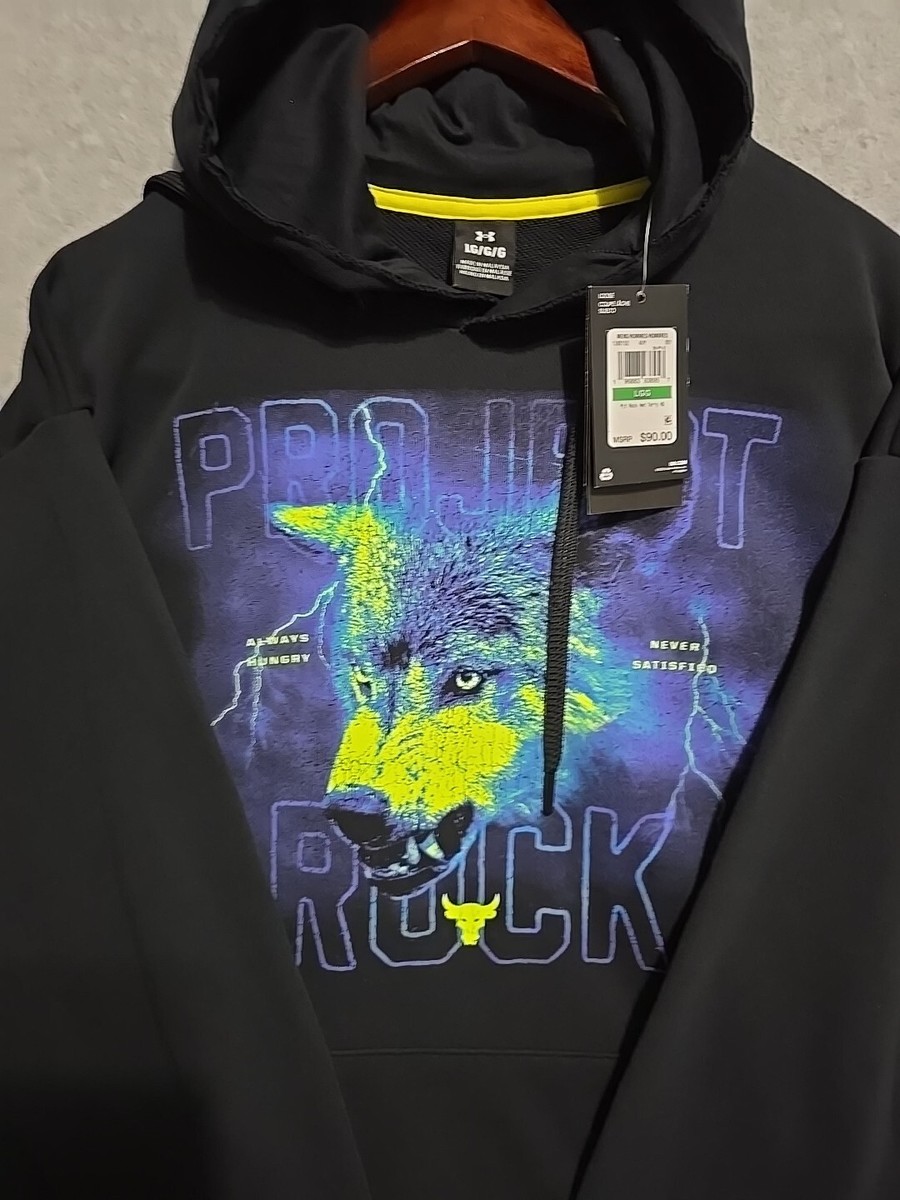 Under Armour Project Rock Mens Heavyweight Terry Hoodie