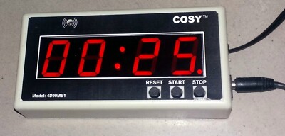 4 Digit - 99 minutes Start Stop Reset Simple Stopwatch 1'' high LED digits