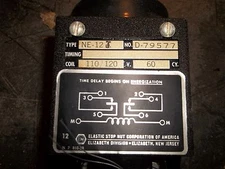 NIB AGASTAT NE-12 TIME DELAY RELAY 110/120 60 CYCLE (WL65-2)