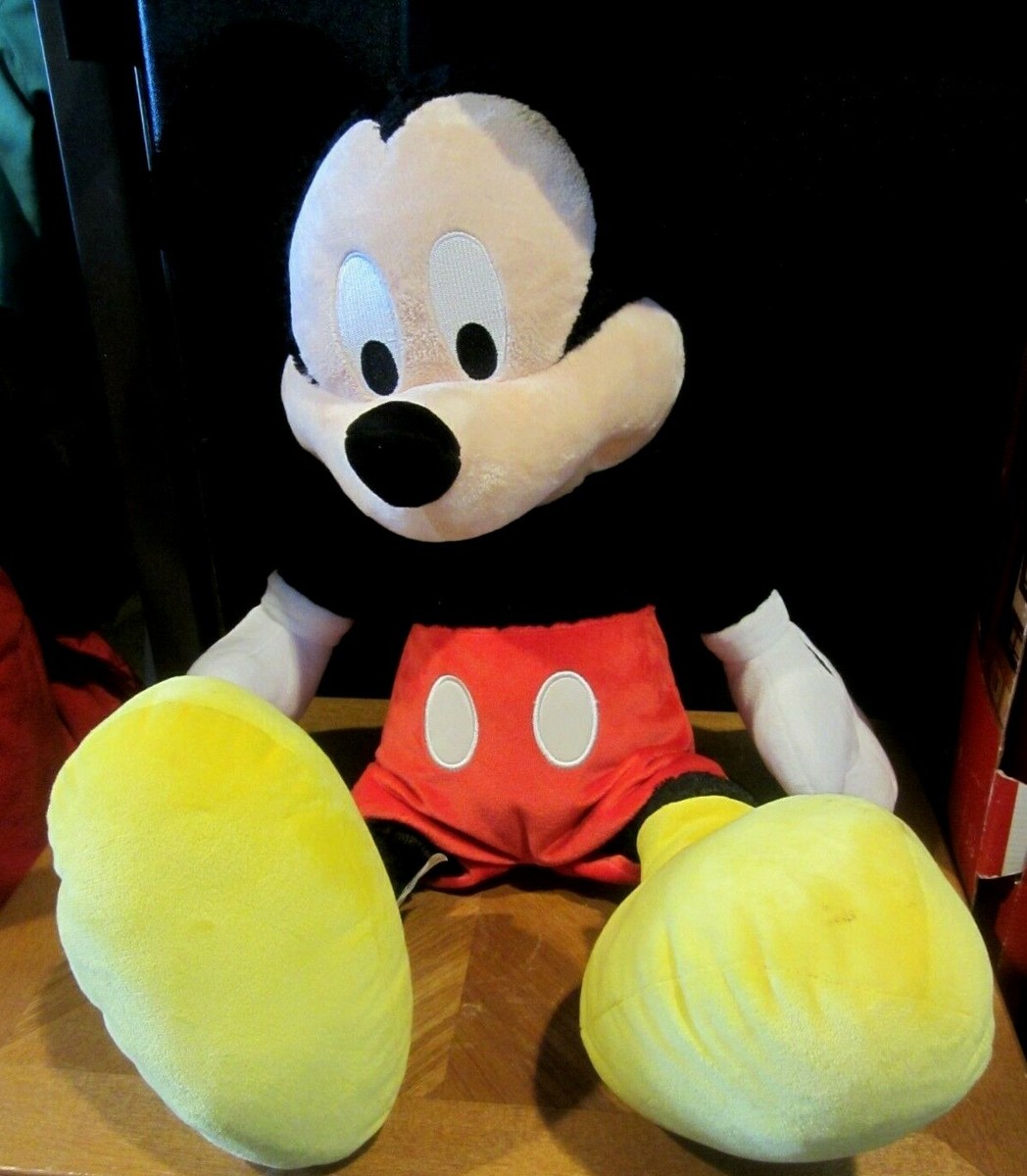 Disneyland VINTAGE Large Jumbo Mickey Mouse Plush Stuffed