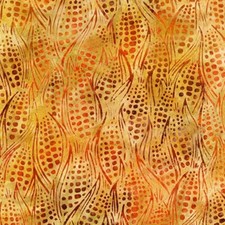 Farm Country Robert Kaufman 100 Quilt Cotton Batik Orange Wheat SBY