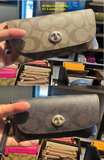 BN Coach Sunglass Case In Signature Canvas Floral print Pick Color