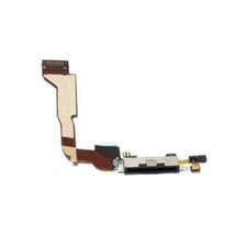 For iPhone 4 CDMA Charging Port Dock Mic Flex Cable Replacement Part BLACK