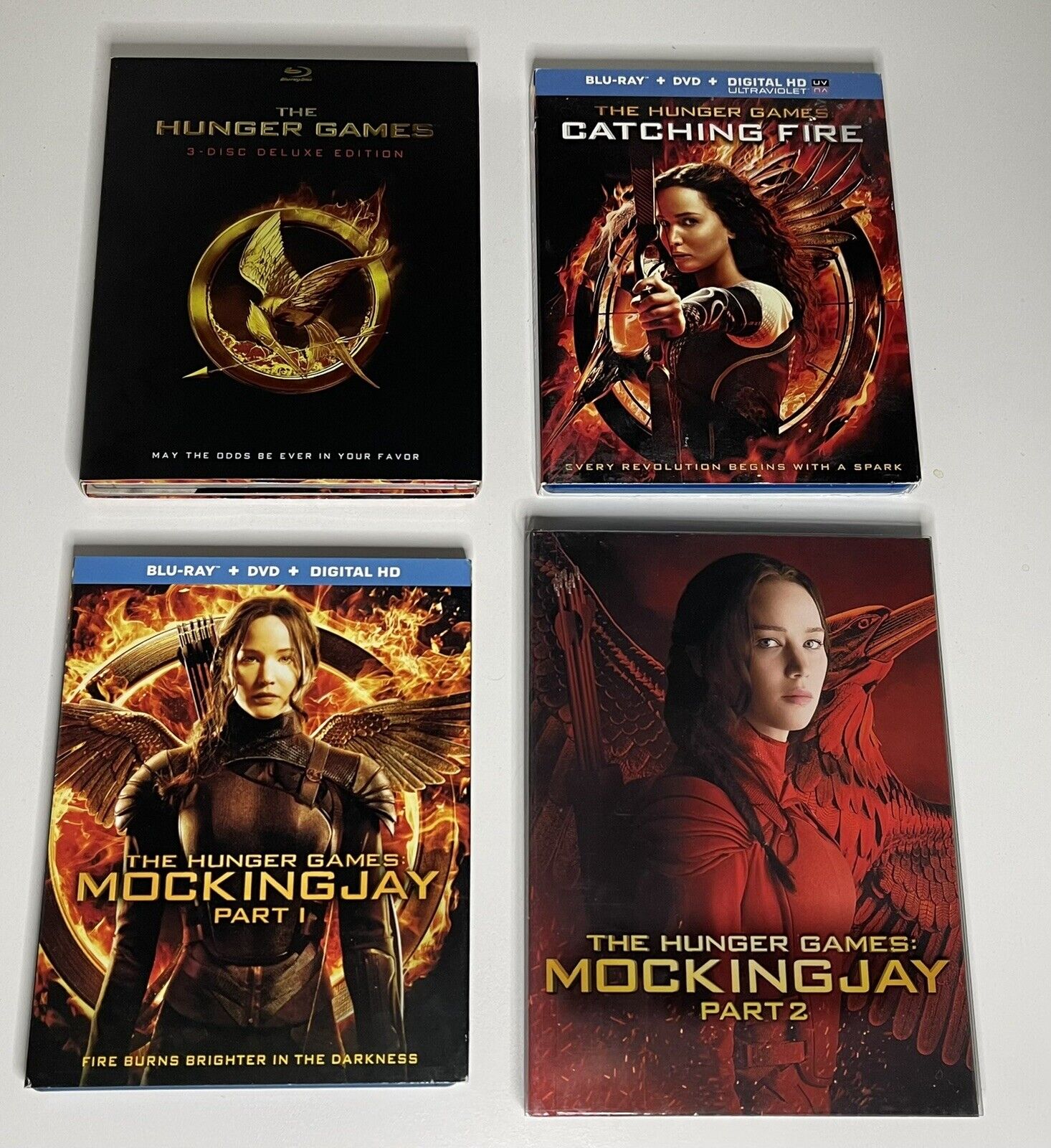 The Hunger Games: Catching Fire (Blu-ray Disc, SteelBook) for sale online