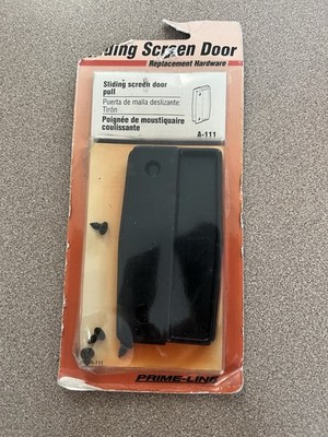 Prime-Line Products A-111 Sliding Screen Door Pulls, Black Plastic(Set of 1) New