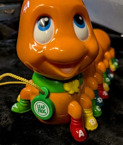Leap Frog Alphabet Pal Caterpillar Orange baby toy genius music lights Works VTG - Picture 9 of 9