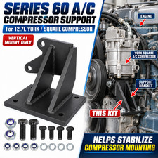 Ac Compressor Bracket For Detroit Diesel Series 60 12.7l York Square 23520826 Ac Compressor Bracket For Detroit Diesel Series 60 12.7l York Square 23520826