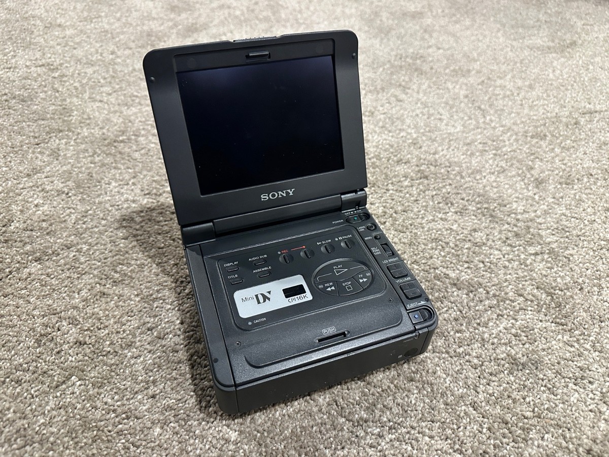 Sony GV-D900 MiniDV Video Walkman TESTED! HEADS CLEANED! | eBay