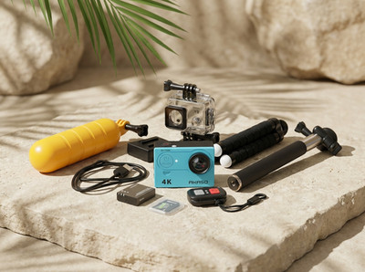 AKASO EK7000 4K HD Action Camera - Blue
