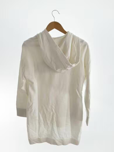 FENDI Logo Stud Tunic Hoodie/ Size 36/ Cotton/ White/ FS6972A1VN thumbnail 2