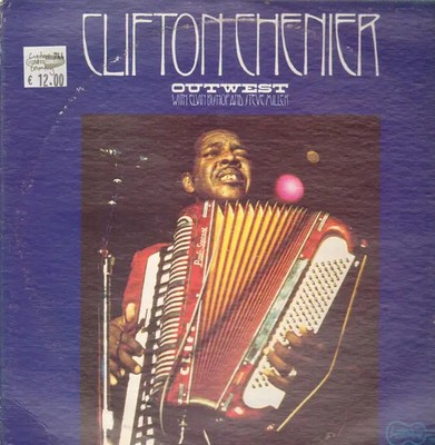 Clifton Chenier Out West NEAR MINT Arhoolie Vinyl LP