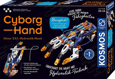 KOSMOS 620844 Cyborg-Hand - Hydraulisch Gesteuerte Xxl-Roboter-Hand, Größenverst