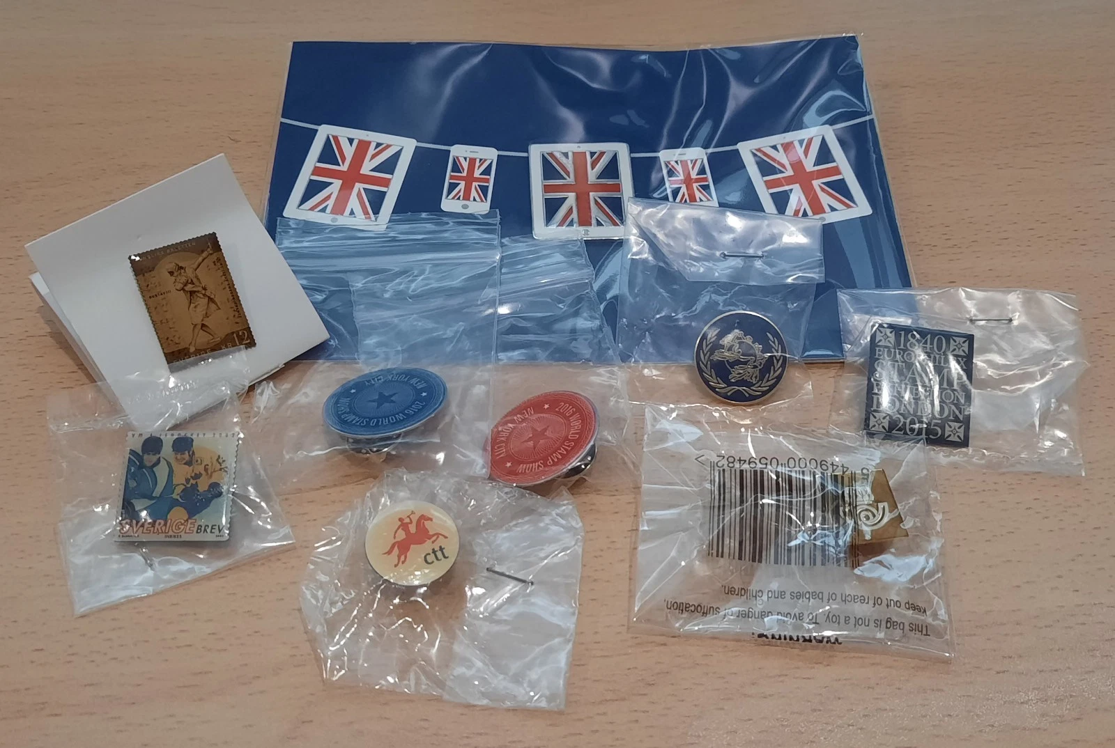 Collection Philatelic Enamel Lapel Pin Insignia Stamp Show ctt Mail Post UPU