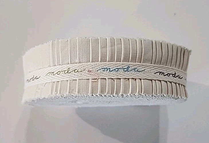 Bella Solids 1.5 Inch Strip Roll Honey Buns Fabric 9900HB-12 100% Cotton - Image 4 of 4