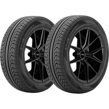 Qty 2 19565r15 Pirelli P4 As Plus Persist 91h Sl Black Wall Tires
