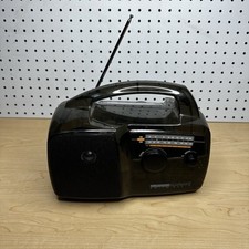 Freeplay Self Powered AM/FM Radio Solar Power Camping Wind Up Crank Clear Grey