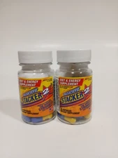 Stacker two Capsules 20ct Weight Loss Energy Dietary Supplement- 2 Pack