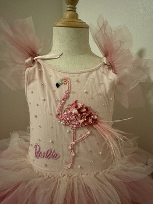 Tutu Du Monde Barbie Flamingo Tutu Dress Pink Size 3Y Beaded Birthday Party  Rare | eBay