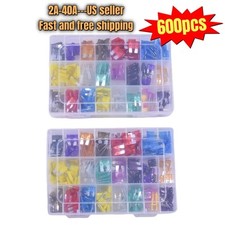 600pcs Car Blade Fuse Assortment Assorted Kit Blade Set Auto Truck Automotive