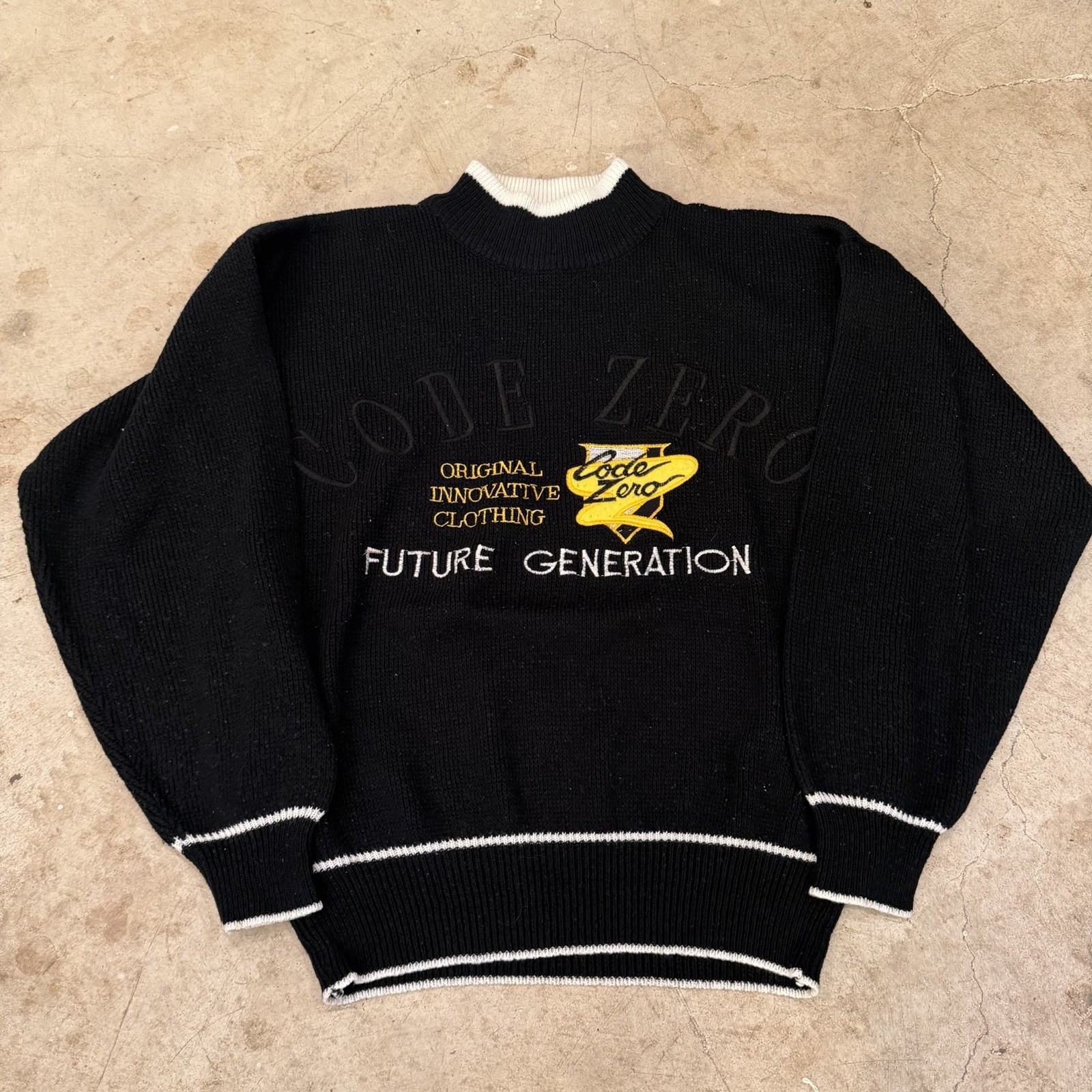Vintage Code Zero Future Generation Knit Sweater … - image 1