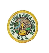 Snake River Area Council ID CP BSA Patch YEL Bdr (ZG534)