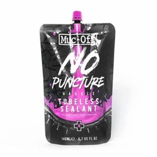 Muc-Off No Puncture Hassle Tubeless Tire Sealant Pouch 140ml x 2 2 pouches 