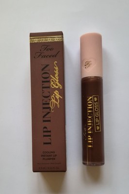 Too Faced Lip Injection Lipgloss Coolin Instant Lip Plumper Chocolate Cream Pie