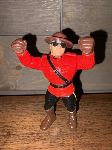 WWF HASBRO THE MOUNTIE WRESTLING ACTION FIGURE WWE...