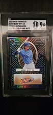 2022 Witt Jr. Rookie - Obsidian Autographs Bobby Witt Jr. #OA-BW (AU, RC)  /75