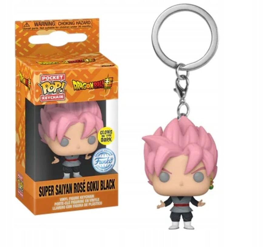 Funko Dragon Ball Super Saiyan Rose Goku Black Glow Llavero Nuevo