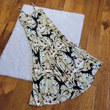 Bel Kazar Anthropologie Sleeveless Jersey Dress Women's Medium Ikat Print