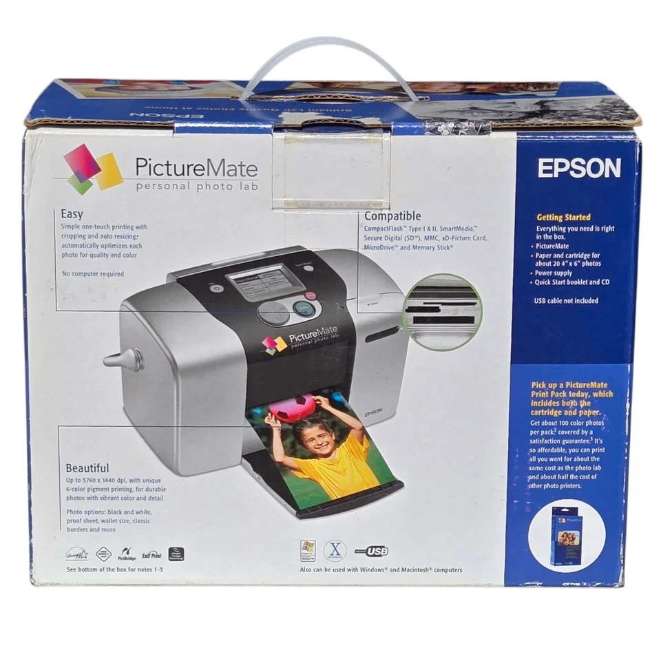 Epson PictureMate Personal Photo Lab - Brand New NOS Discontinued - Image 3 of 4
