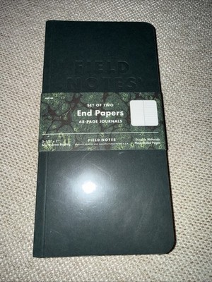 Field Notes End Papers NEW Sealed Set of 2, FNC-40, Fall 2018 rare Smyth-Sewn